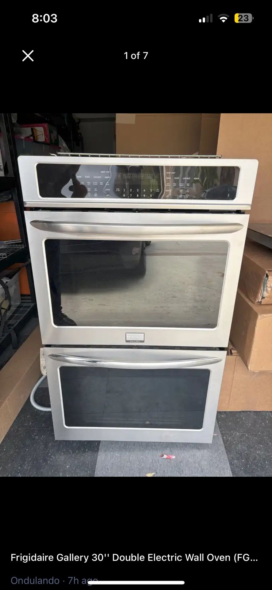 Double Electric Wall Oven