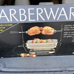 New In Box Farberware Open Hearth Indoor Rotisserie Grill