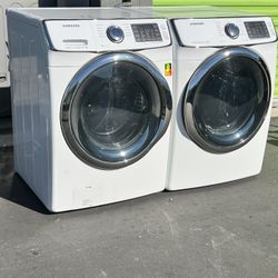 Samsung Used Set Gas Dryer And Washer 
