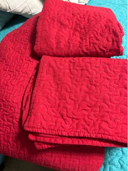 Bed cover and shams