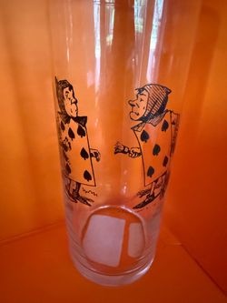 Alice in Wonderland Playing Card Soldiers Glass
