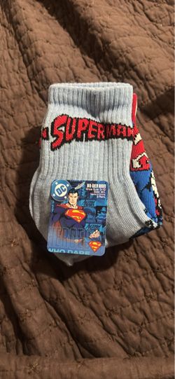 DC Superman Mid-Crew Socks 3-Pack