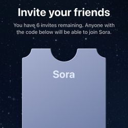 Sora AI Invite Code
