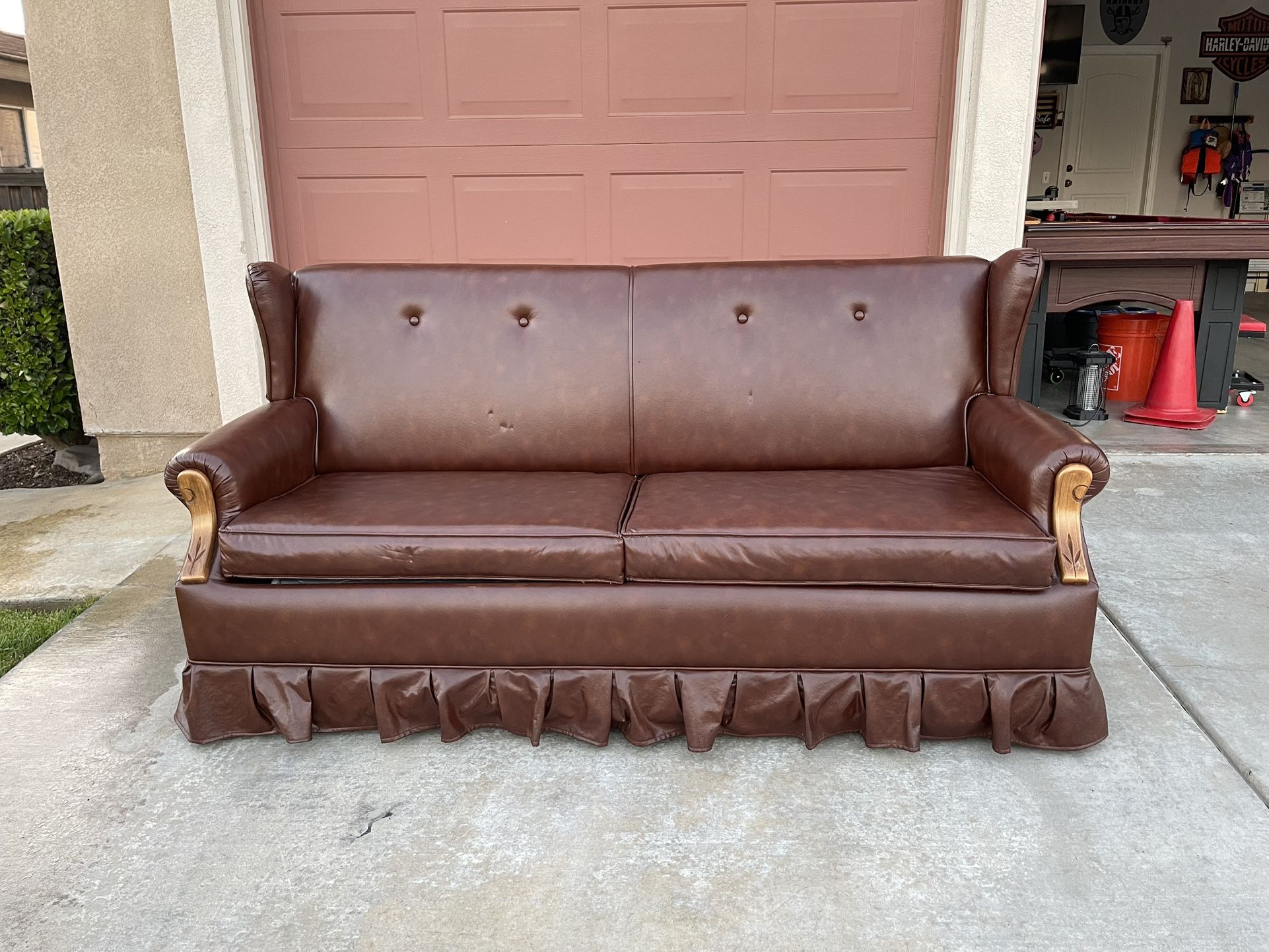 Free Brown Leather Couch