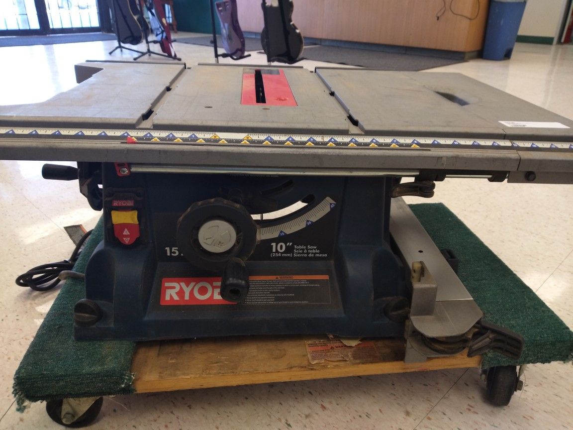 Ryobi 10" Table Saw with Stand