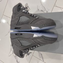 Jordan 5 Retro Wolf Grey size 7y