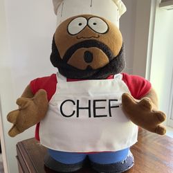 South Park Chef 14” Plush Toy Doll 1998 Fun 4 All Weighted Feet Comedy  Central