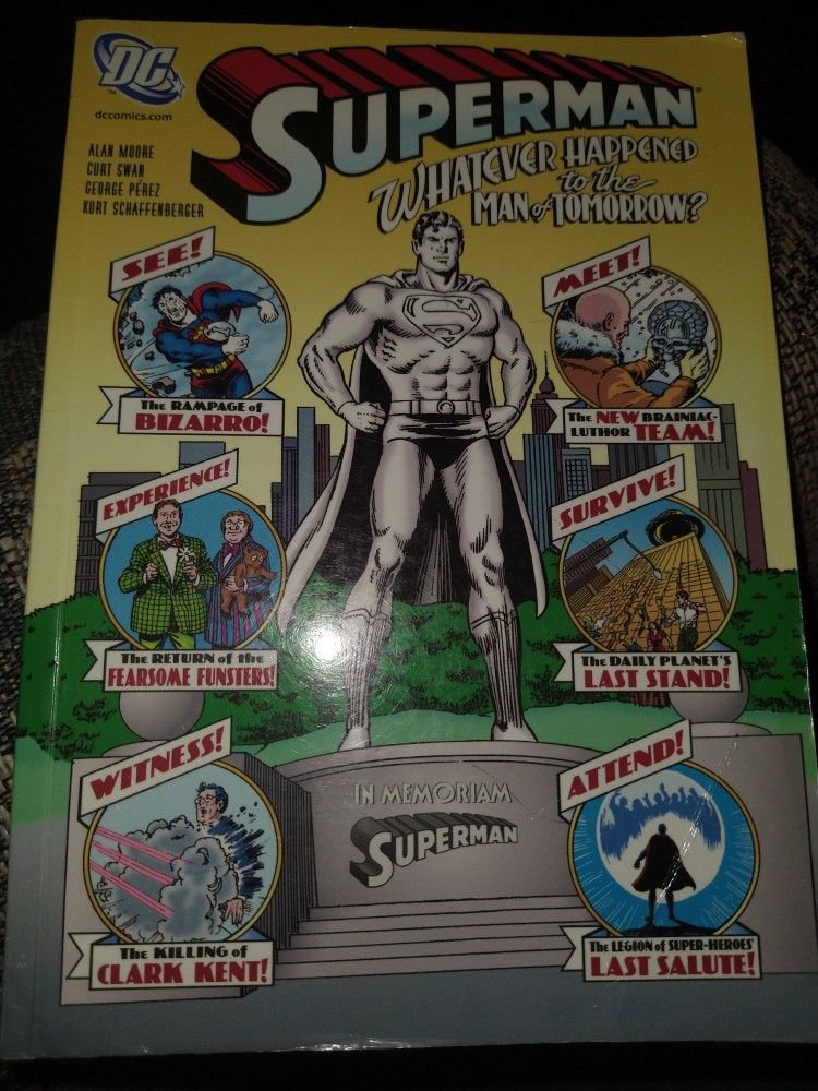 Original DC  Comics edition of  Superman " Whatever happened to the Man of Tomorrow " ?