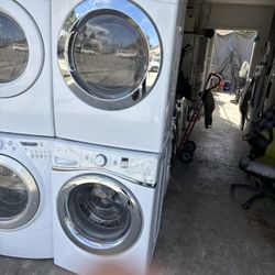 Whirlpool Duet Stackable Washer And LG Gas Dryer