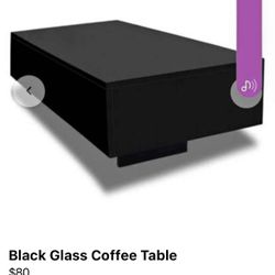 Black Coffee table 