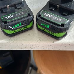 18v lI-ion Batteries 