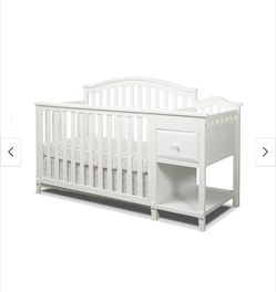 Brittany crib and changer