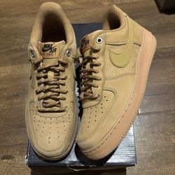 Nike Air Force 1 Size 8 Wheat 