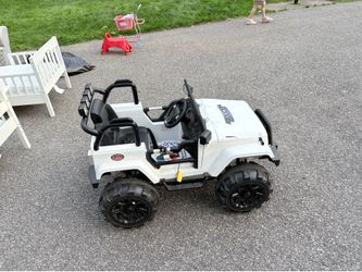 Kids riding car