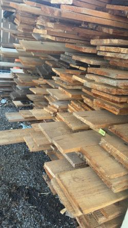 Cedar wood fence panels