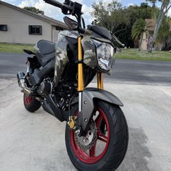 2025 Kawasaki Z125 with Only 106 Miles 