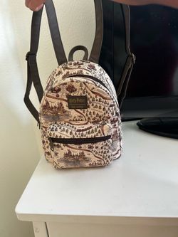 Loungefly Harry Potter Mini Backpack Bag Hogwarts School Grounds Map Wizarding