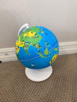 Interactive AR world globe