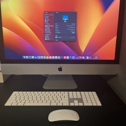 iMac 27” 2017 Retina Display/ Magic Keyboard/magic Mouse 