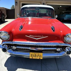 1957.  Chevy Bel Air 4 Door  Automatic V8 283 