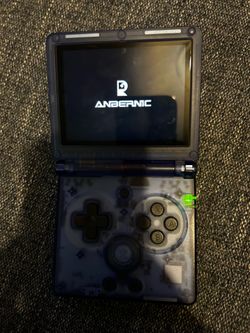 Transparent Blue ANBERNIC RG35XXSP emulator