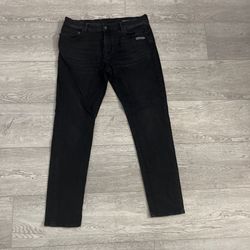 Off-white Black Baggy Denim Jeans 36x36