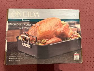 Oneida Gourmet Non-Stick Roasting Pan with V-Rack