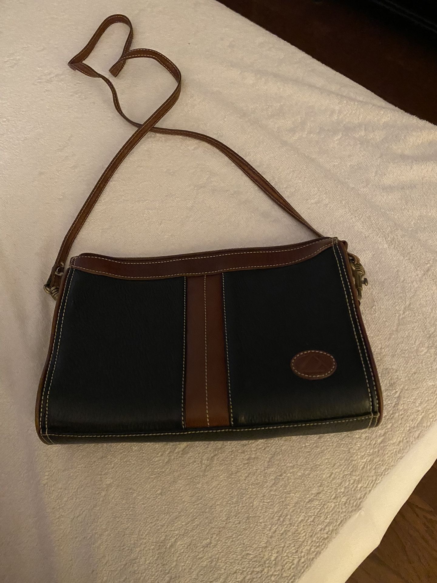 Black and Brown Leather purse