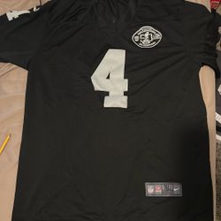 Stitched Raiders Derek Carr Jersey 