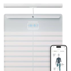 WITHINGS Smart Scales for Body Weight, FSA or HSA Eligible, Body Analysis, Fat Content, Muscle Mass, Bone Density, Visceral Fat, Bathroom Scale, BMI S