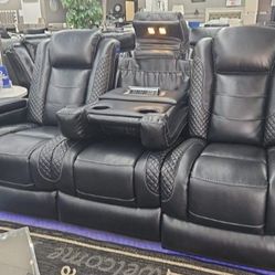 Party Time Power Recliner Sofa By Ashley 