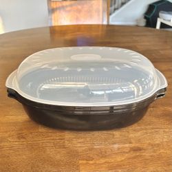 Microwave Steam Cooker, Whirlpool W10857800, 3-Piece Black
