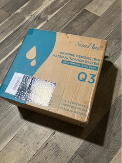 SimPure Q3-600 7-Stage 600GPD Under Sink Tankless RO Water Filtration System