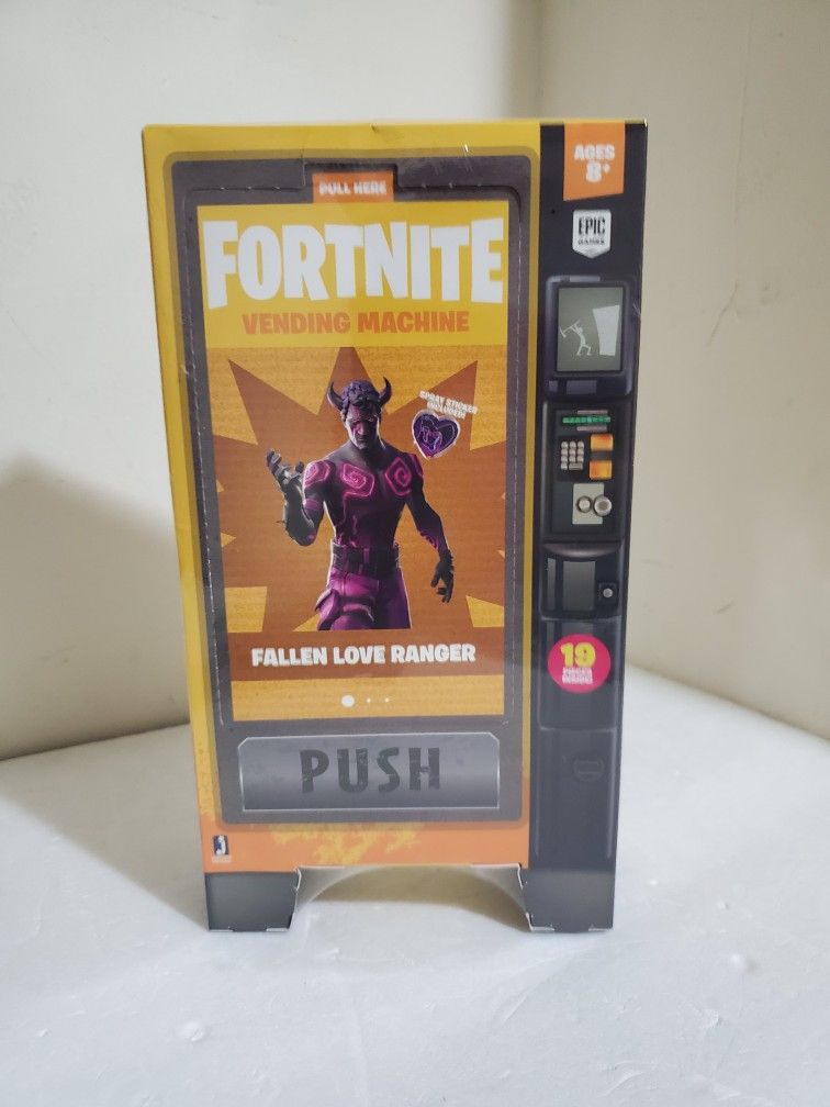 New Fortnite Vending Machine Fallen Love Ranger 19 pieces Epic Games Rare Collection
