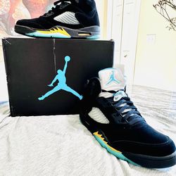 Jordan 5 Retro 'Aqua' Men's Shoes Size 11.5 with og  box