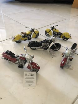 Evolution of great Indian motorcycle collection five pieces