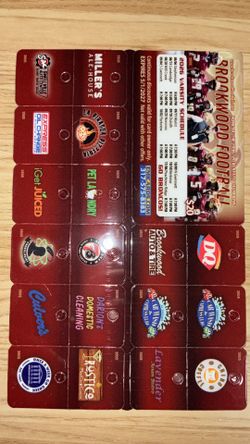 Brookwood Broncos Football Exclusive Gold Card