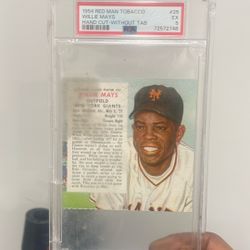 PSA - 1954 RED MAN TOBACCO. (WILLIE MAYS)