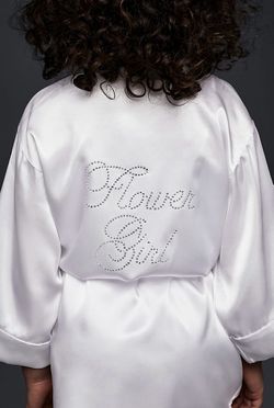 David’s Bridal Flower Girl Robe