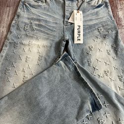 Purple Jeans Sz 34