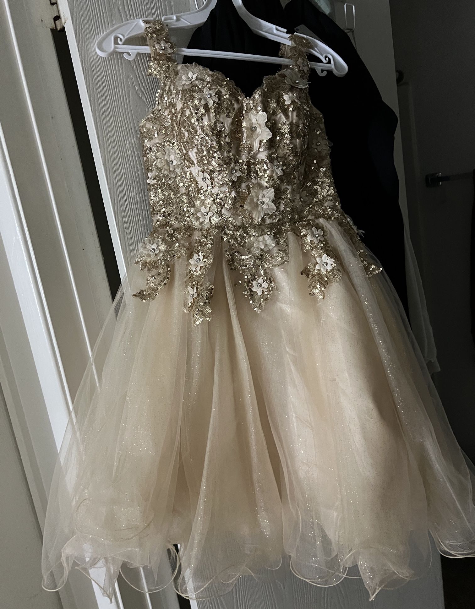Dancing Queen Gold Formal Small Dress