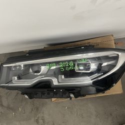 2019-2021 G20/G21 BMW 3-SERIES LEFT DRIVER SIDE HEADLIGHT FULL LED IN GREAT WORKING CONDITIONS 