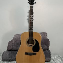 Mitchell Acoustic Guitar – Comfortable Playability, Ready to Play (New Strings)