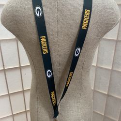 NFL Giant Packers Lanyard Keychain