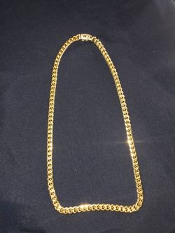 14k Monaco cuban link 20 inch