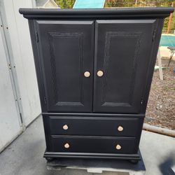 Small Black Armoire