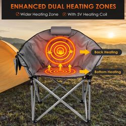 Heated Camping Chair, Oversized Heated Chairs