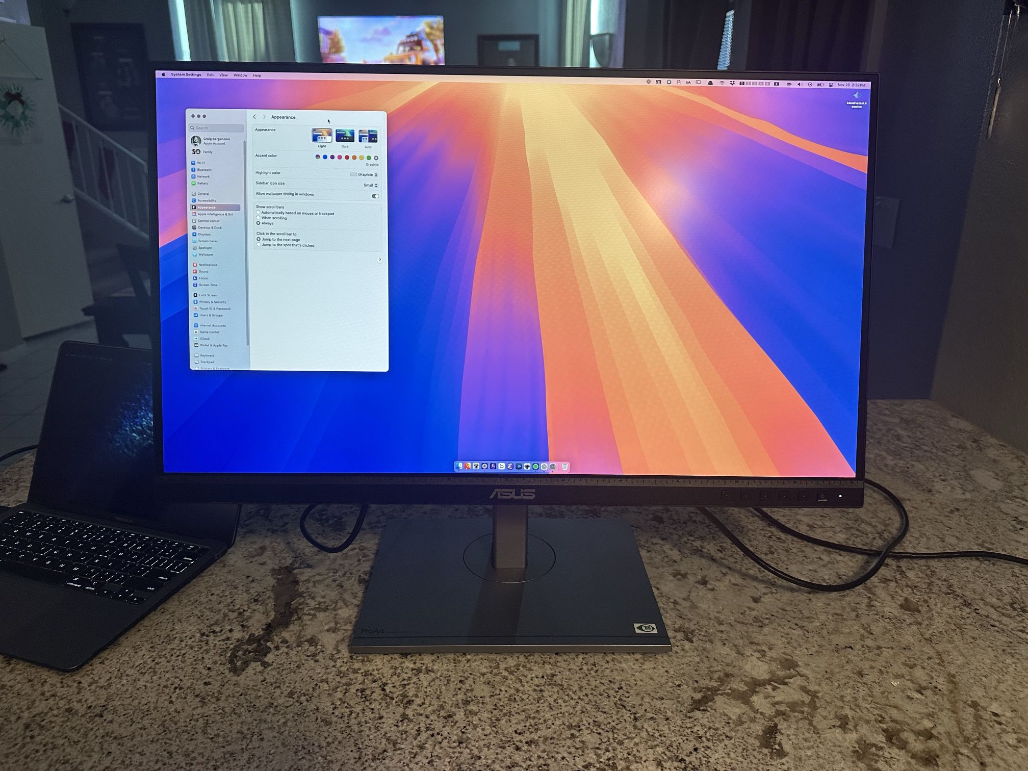 27 inch ASUS PROART MONITOR 