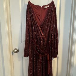 Nanette Lepore Red Sequin Dress