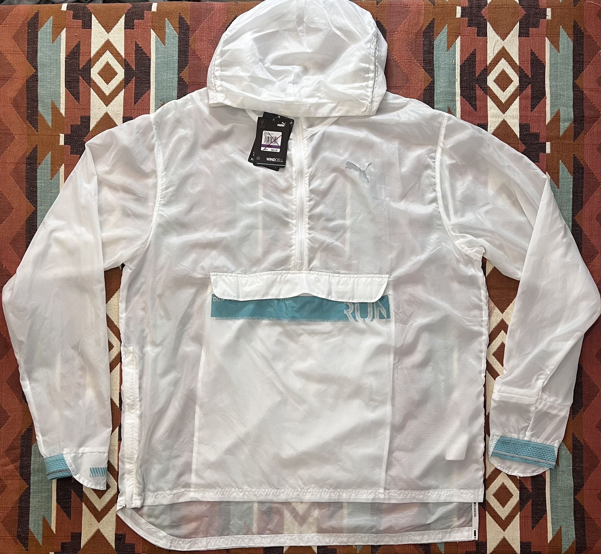 PUMA Get Fast Excite Running Windbreaker WINDCELL Jacket Men’s 2XL NWT